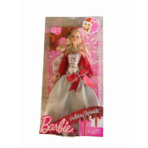 Barbie Holiday Sparkle Doll In Box - Picture 1 of 3